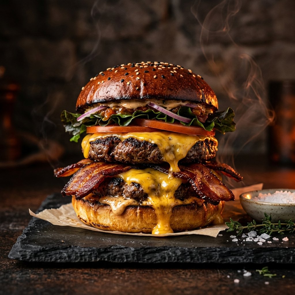 Hambúrguer Gourmet Artesanal Brasa Burger
